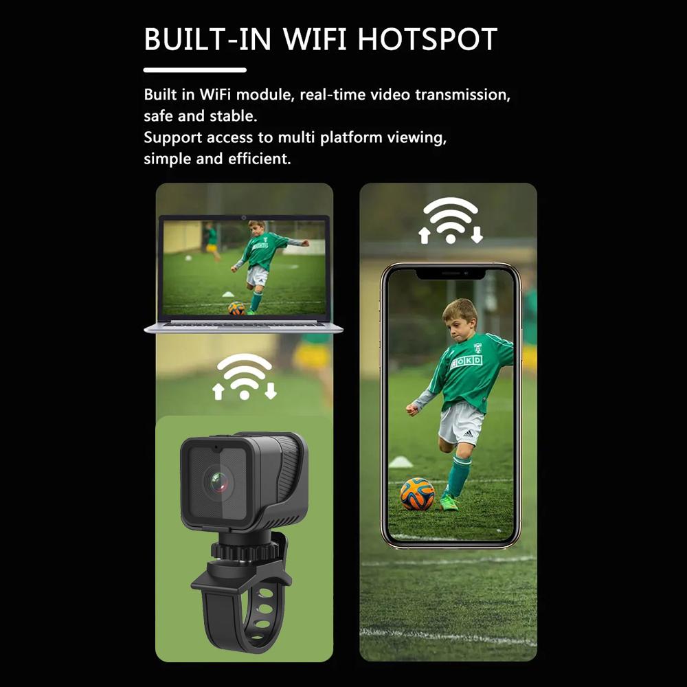 1080P High-definition Wireless Small Camera, WiFi Hotspot Mini DV Camera Motorcycle And Bicycle Driving Recorder CS03