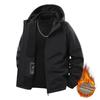 Fleece Thickened Jacket North Male Men's and Women's Autumn and Winter Hooded Tooling Jacket