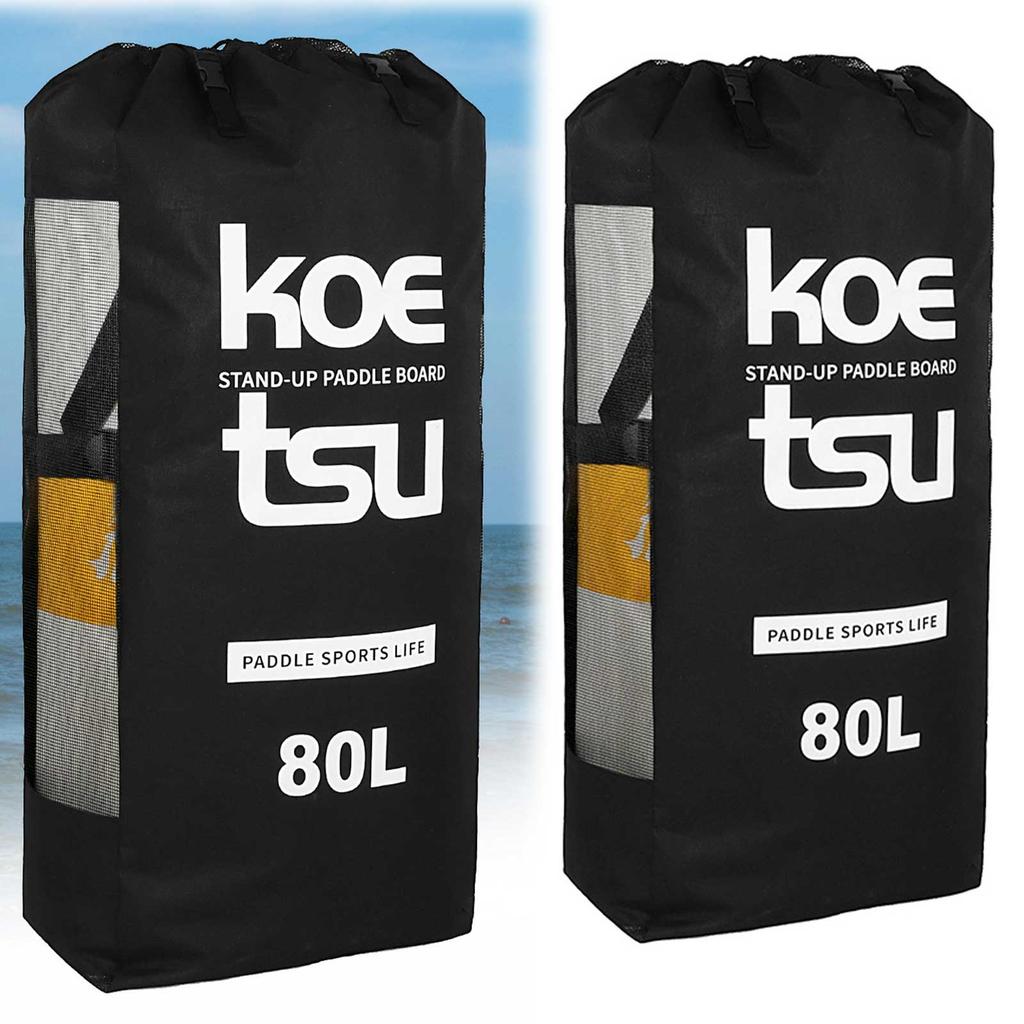 80L Paddleboard Rucksack Surfbrett Reisetasche Trage für Stand Up Paddle Board Träger Surfen Trockentaschen für SUPs Kajakfahren