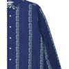 Palace FW21 Razor Sharo Shirt Chain Pattern Long Sleeve Shirt Unisex Shirts Blue P21SHT007