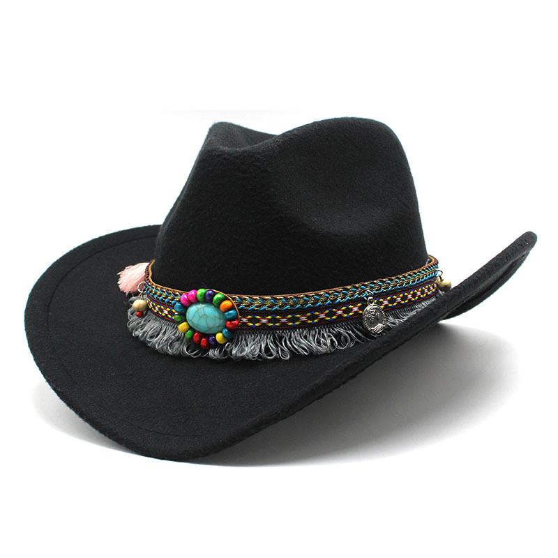 Western Cowboy Hat With Sun Protection For Men Women Bohemian Style