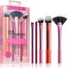 Makyaj Fırçası Seti - REAL TECHNIQUES - Artist Essentials - 5 Parça - Çok Renkli - Pembe