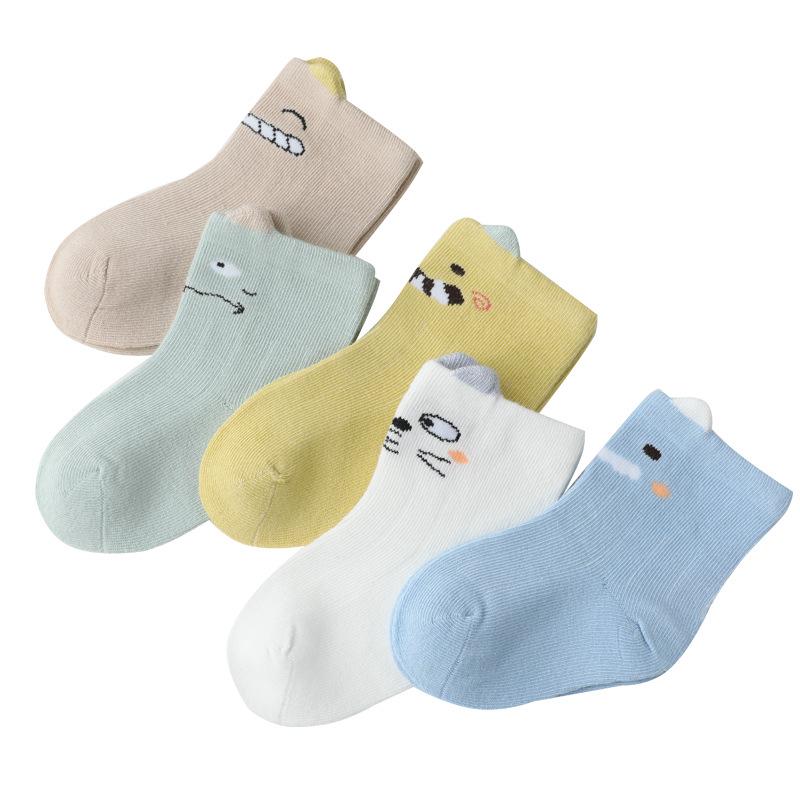Breathable Newborn Baby Socks for 0-3 Months - Thin, Spring/Summer/Autumn - Boys & Girls