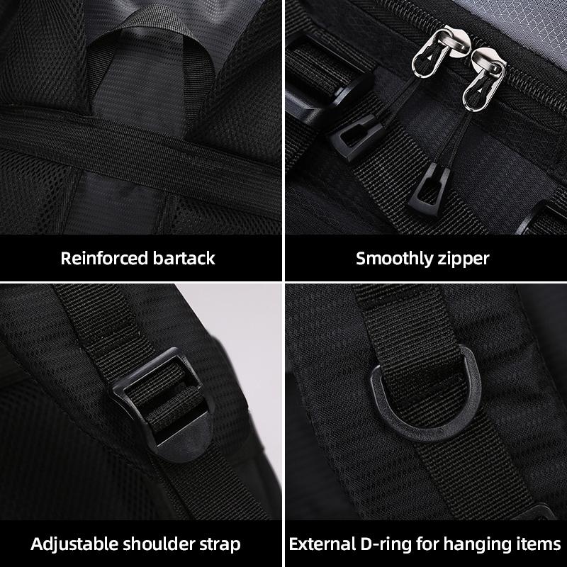 Multifunkční velkokapacitní outdoorový horolezecký batoh Sportovní cestovní voděodolný a oděru odolný batoh Unisex ležérní cestovní taška