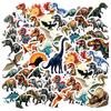 35-70pcs Diverse Dinosaur Stickers Cartoon Animal Sticker Aesthetic Phone Bike Wall Scrapbook Motorcycle Waterproof Graffiti