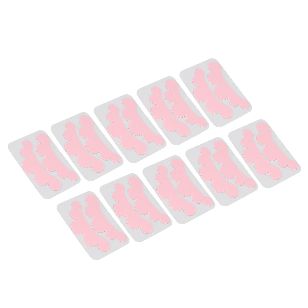 10 Pairs Silicone Eyelash Extension Under Eye Pads Arch Shape Reusable Eyelash Extension Patches