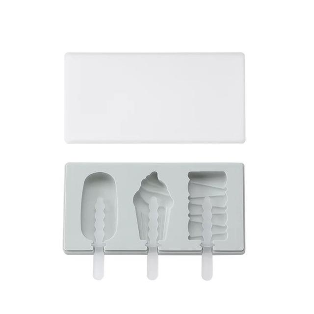 Formă din silicon pentru înghețată cu capac Forma de animale Jeleu pentru Forme pentru acadele de gheață Tavă pentru cuburi de gheață pentru decorarea bomboanelor