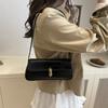 New Personalized Trendy Solid Color Fashionable Retro Underarm Portable Shoulder Bag Underarm Shoulder Women's Bag