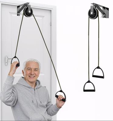 Fixed Metal Support Shoulder Pulley for Physiotherapy Over the Door Shoulder Pulley Physiotherapy System Exercise Pulley for Injury Rehabilitation