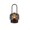 Rechargeable Camping Style Lamp Tri Color Touch Switch Desk Lamp Stepless Dimming Acrylic Material Night Light Bedside Lamp