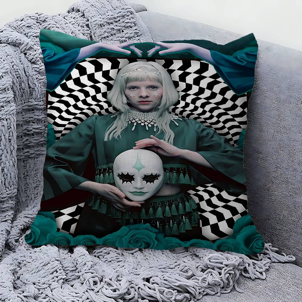 Sänger A-Aurora A-Aksnes Kissenbezug Polyester Sofakissen Dekorative Wurfkissen Heimdekoration Kissenbezug