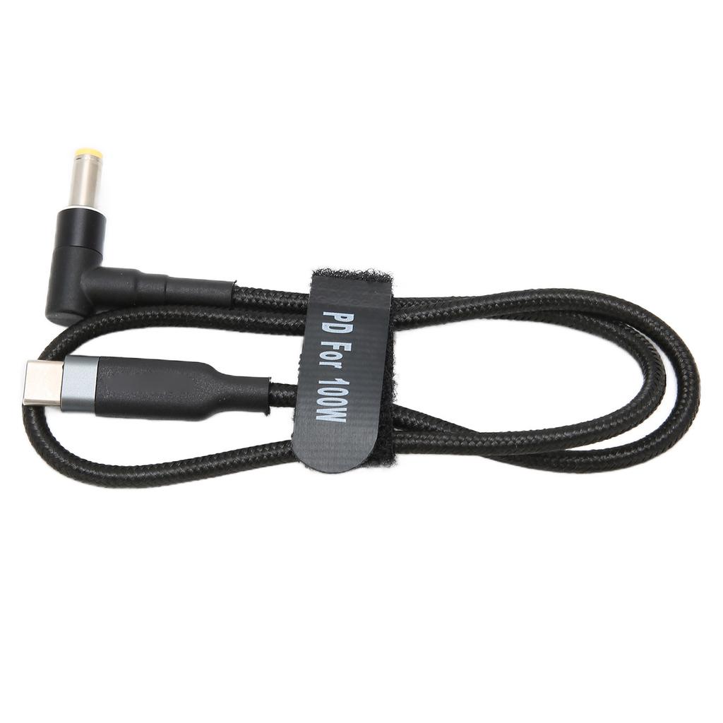 Laptop Charging Cable DC Power Plug Connector Converter Cable TypeC PD Charging Cable