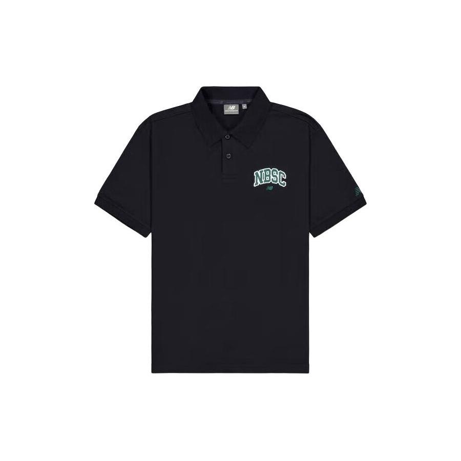 New Balance Small NBSC Polo Shirt Asia Sizing Black Men s NFE22011-BK S