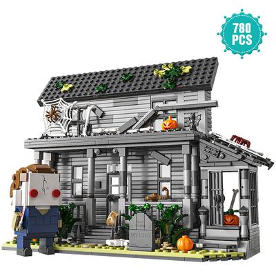 Halloween Film Horror - Kit Figure e Blocchi da Costruzione Casa, Giocattolo da Costruzione Decorativo da Collezione, Giocattolo da Costruzione Creativo, 780 Pezzi