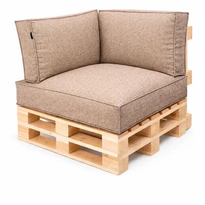 Pallet Cushions - Corner Set UV 80/80/15 GRANULATE Pallet Cushions - Corner Set UV 80/80/15 GRANULATE -Cappucino Melange