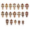 Traditional Black Forest Chalet Clock Charming Home Décor Imitation Wood Style Cuckoo Clock CM003