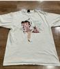 Vintage Betty Boop Diamond Dust T Shirt Native Indian 90s Feather White PA9254 Unisex T-Shirt