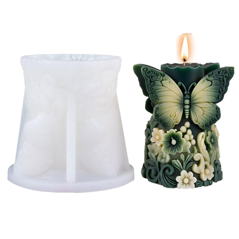Moule en Silicone Papillon pour Fabrication de Bougies Projets DIY Sûr