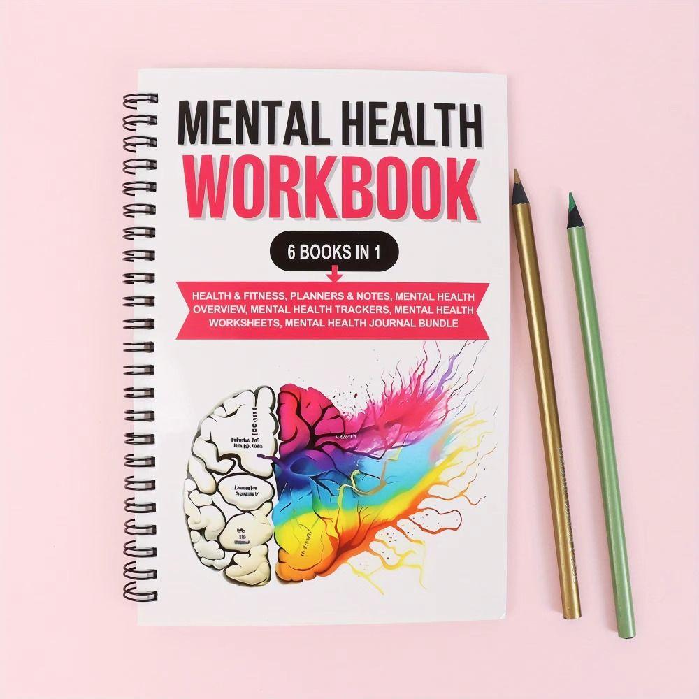 Emotion Tracker Mental Health Workbooks 6 Books In 1 Mental Care Workbooks