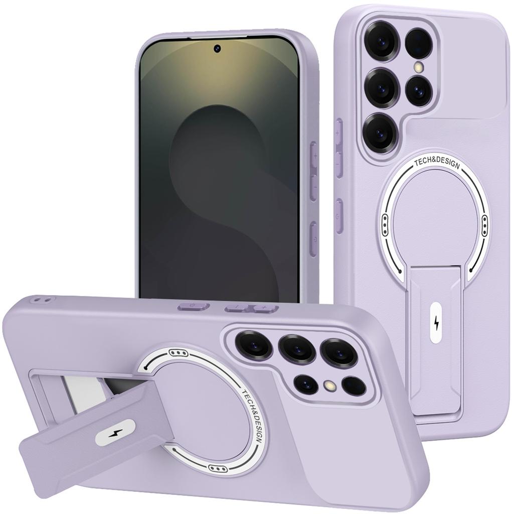 Applicable To Samsung S26Ultra Product Shield, Skin-sensitive Magnetic Mobile Phone Case S25Ultra Bracket S24Ultra Protective Case