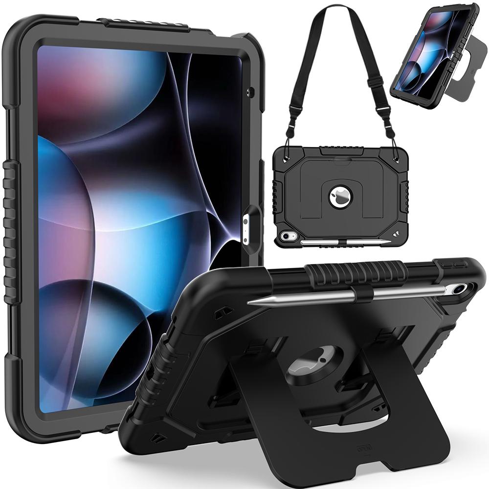Rugged Case Universal for IPad A16 2025 11th 10.9 2022 10th Gen. A3354 A3355 A3356 A2757 A2777 A2696 Heavy Duty Kickstand Cover