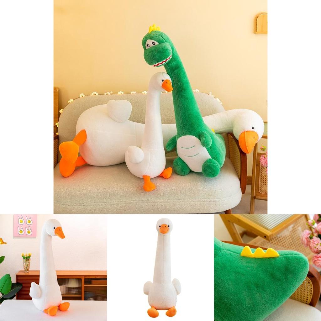 Creative Dragon Palace Inspired Plush Pillow Perfect For Snuggling Long Neck Goose