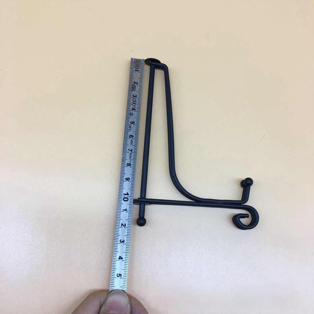 Storage Stand Tray Support Black Iron Plate Craft Book Holder