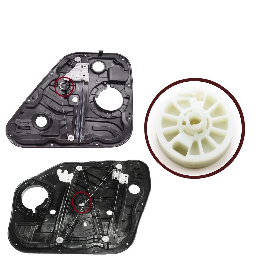 V3EWR5454 Fensterheberrad Seilrolle Trommel Zahnrad Kettenrad Spule für Hyundai Elantra MD Sonata YF 2010-2016 82471-3S001