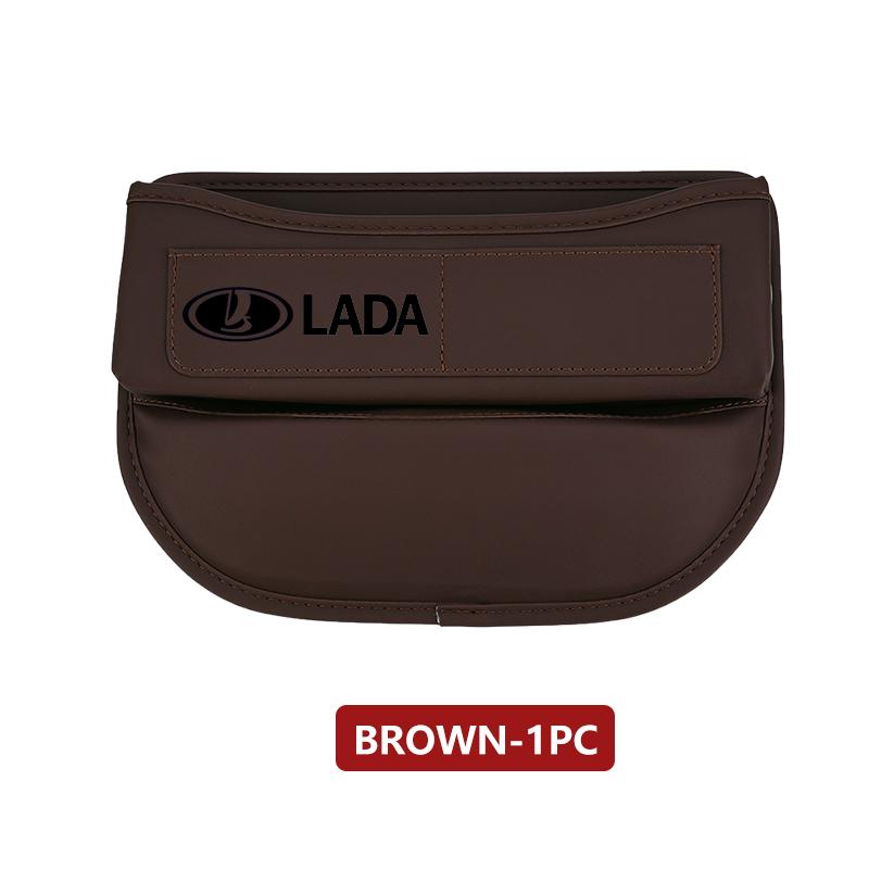 Car Seat Gap Box Leather Stowing Tidy Interior Accessories For Lada Xray Sedan Sport Granta Priora Kalina Vesta Samara
