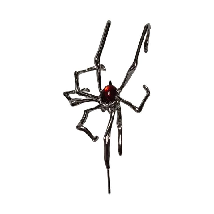 Stylish Punk And Gothic Spiders Earring Halloween Inspired Spiders Earring Ear Cuff Accessory With A Dark And Edgy Style