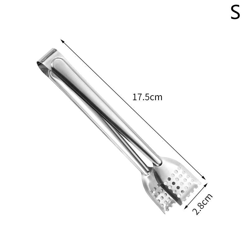 Stainless Steel Food Tongs Kitchen Utensils Buffet Cooking Tool Anti Heat Bread Clip Pastry Clamp For Desserts Salads Barbecue