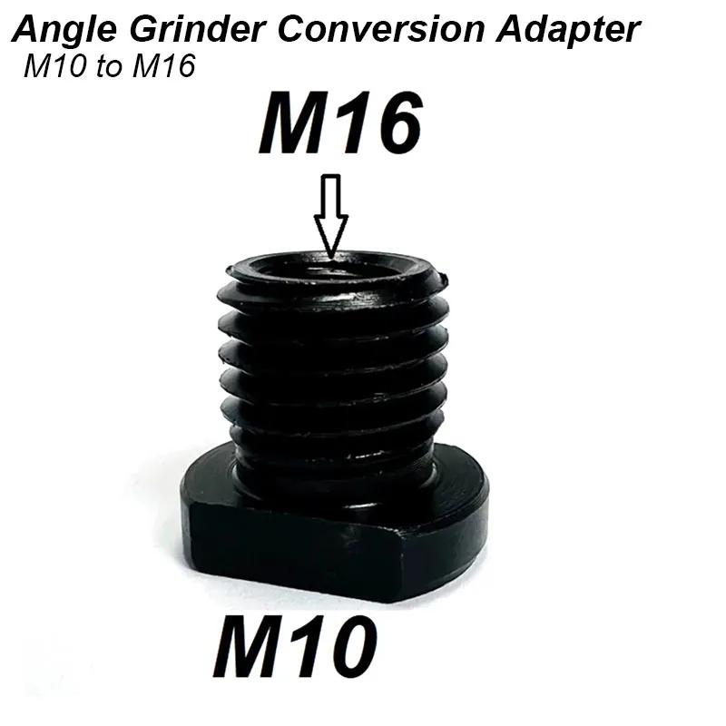 Angle Grinder Adapter M10 M14 M16 Thread Attachment Grinde Spindle Arbor Conversion Female To Male Connector Rod Power Tool 202