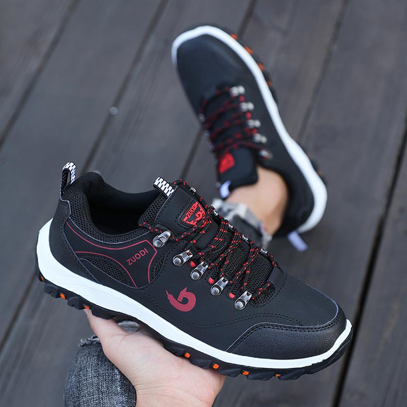 Fashion Men's Hiking Shoes 2025 New Fashion Lightweight Sports Casual Shoes, Outdoor Comfortable Anti Slip Wear-resistant Hiking Shoes