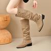 Fashion 2025 Fashionable High-quality and Versatile Boots Women's Autumn Winter Style Fashionable Boots Rubber Outsole