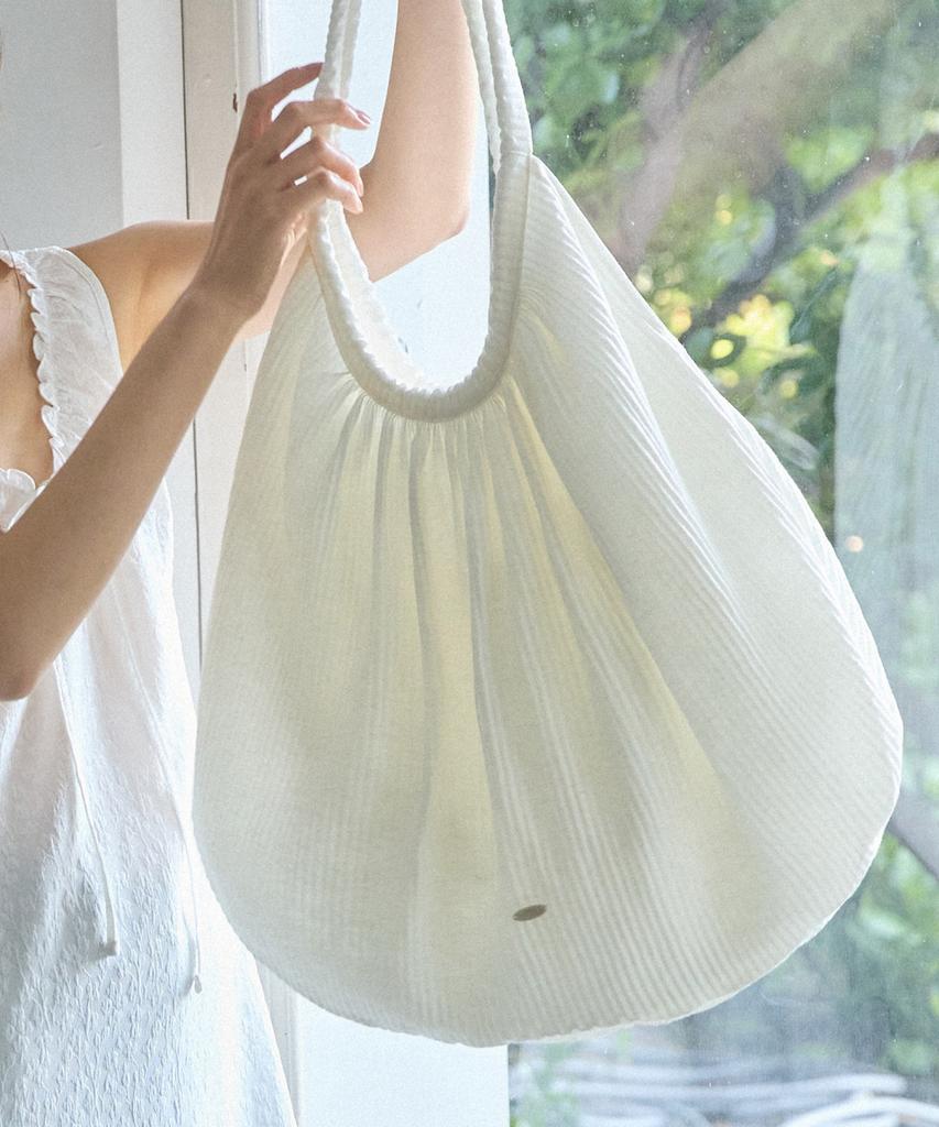 Adaul Big Pleats Pot Bag - 2Color