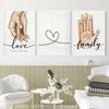Personalized Hand of The Family Baby Poster Lover Gift Canvas Painting Nordic Wall Art Printing Room Decoration Pictures