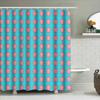 Floral Shower Curtain Waterproof Vintage Flower Pattern Bathroom Decor Farmhouse Rustic Home Textile Washable Liner
