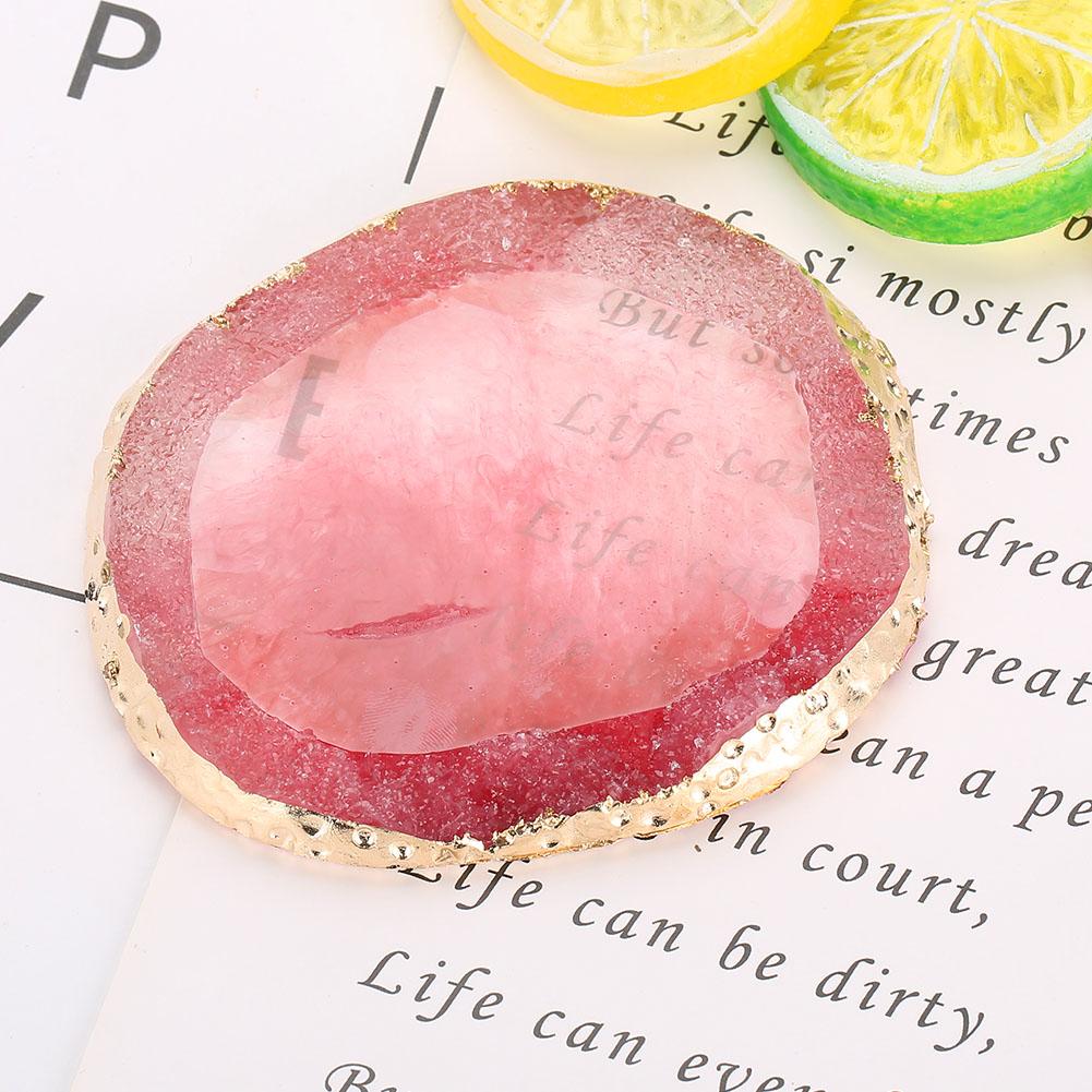 Resin Nail Art Paint Drawing Color Dish Golden Manicure Nail Tool White
