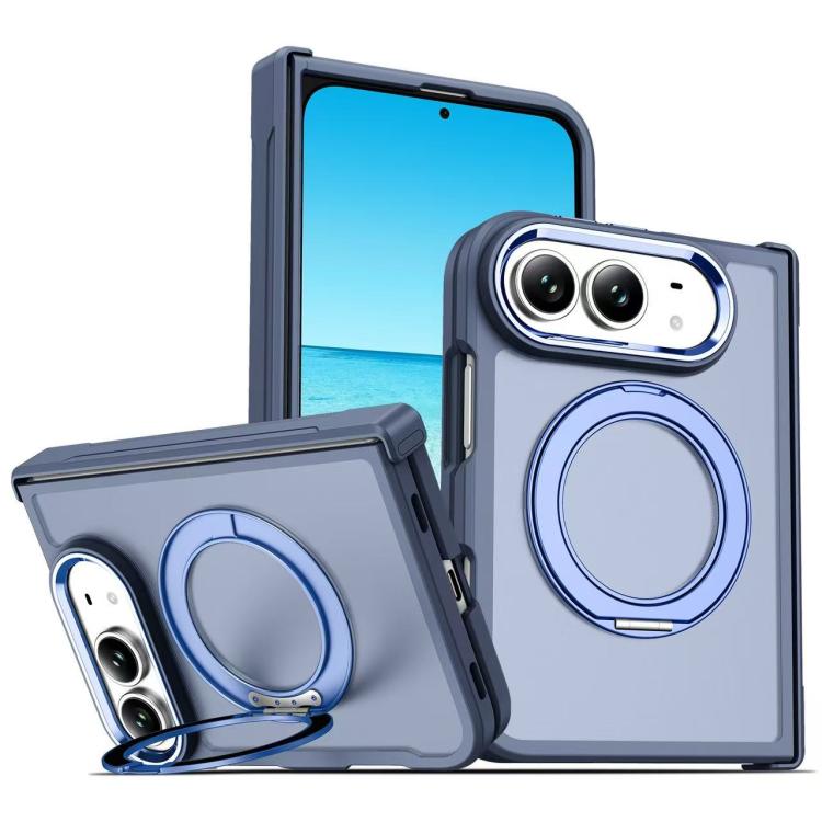 Armor-style Hinge Protection Magnetic Ring Holder Phone Case