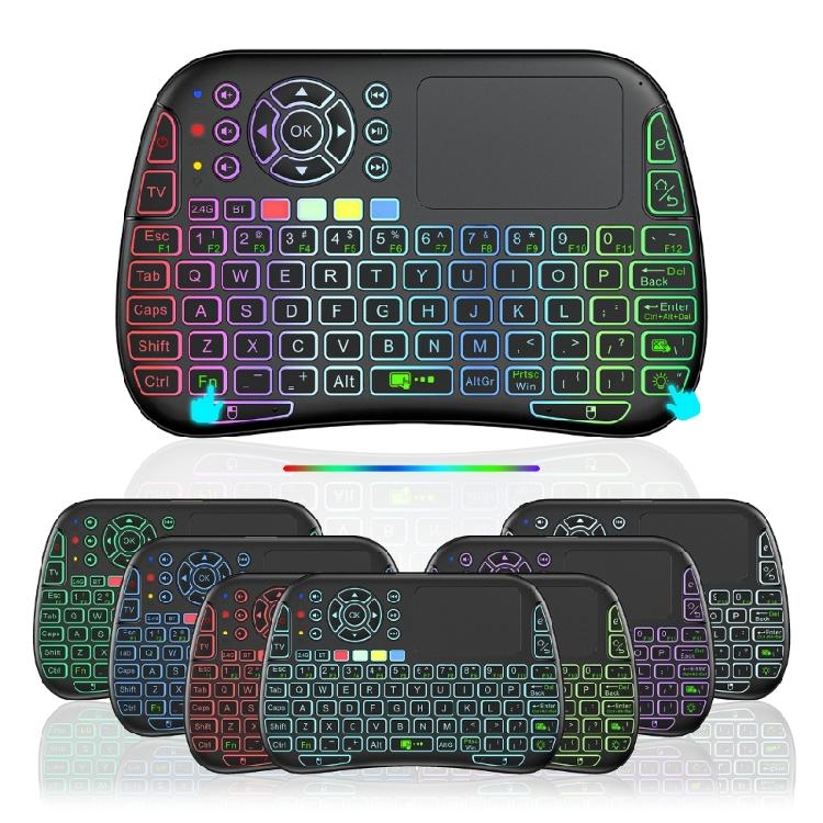 2.4GHz Mini Wireless Keyboard w/ Touchpad,Keyboard,LED Backlit,Portable Keyboard