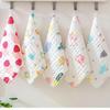 High-Density Baby Gauze Face Wash Towel - Soft, Water-Absorbent, Printed Design.