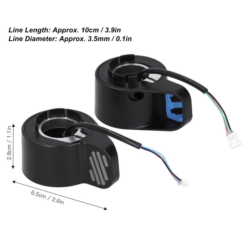 Thumb Throttle Accelerator Left Right Replacement Part for Xiaomi/Ninebot ES2 Electric Scooter