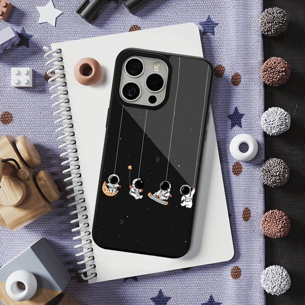 

Cute Cartoon Astronaut For iPhone 15,Mini,13,12,Pro,16,17,Max,11,14,Plus,For Magsafe,Magnetic Wireless Charging Case iPhone12mini