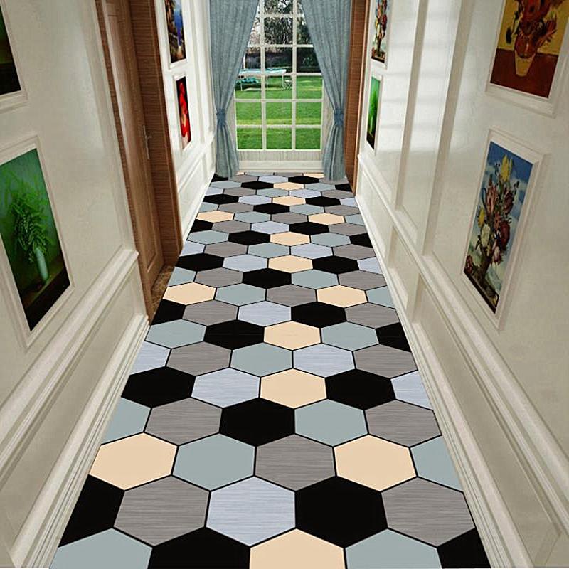 Luxurious Chinese Carpet Corridor Living Room Anti-Slip Home Carpet Thickened Anti-Collision Runner Floor Mat Lounge Rug Child