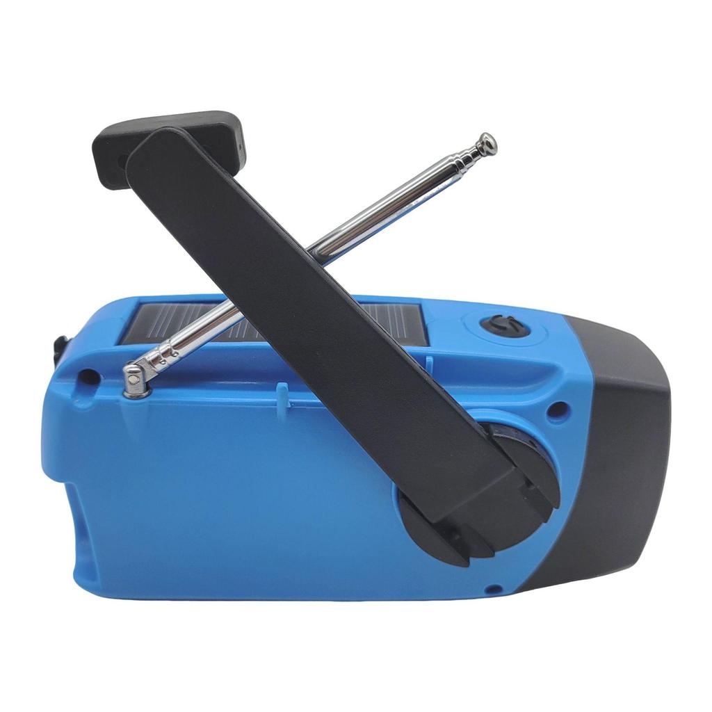 2025 Multifunctional Solar Hand-Crank Emergency Radio with LED and Power Bank