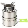 Outdoor Camping Equipment Windproof Wood Stove Cooking Stainless Steel Movable Oven Gas Cooker