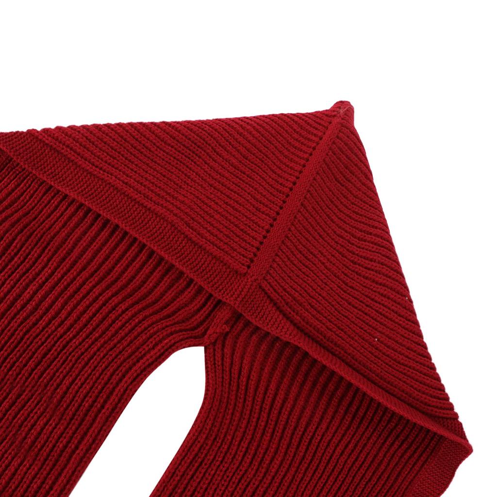 Stylish Hooded Scarf for Men and Knitted Wool Hat with Neck Cold Weather Slimming Fashion for and Perfect for and Red [XGOPTS] Long, Women, Warmer,