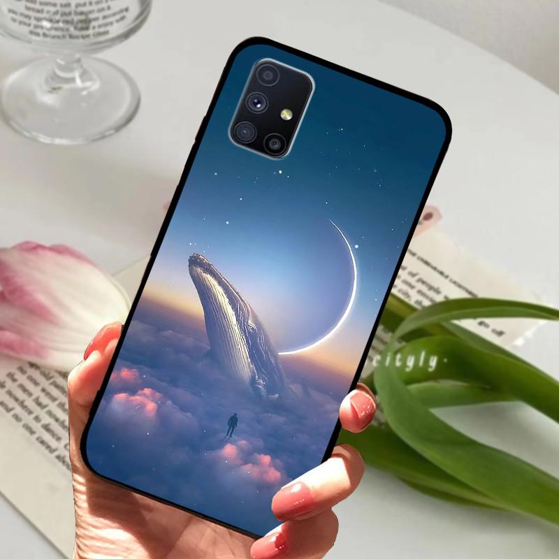 For Samsung Galaxy M51 Case Cover Soft TPU Animal Silicone Phone Case For Samsung A51 GalaxyM51 SM-M515F M 51 A 51 Fundas Bumper