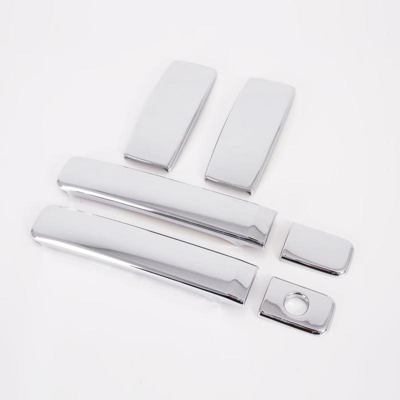 Glossy accessories chrome silver car side door handle bowl CUP cover trim for ALL-NEW Hyundai H-1 H1 Grand Starex 2018