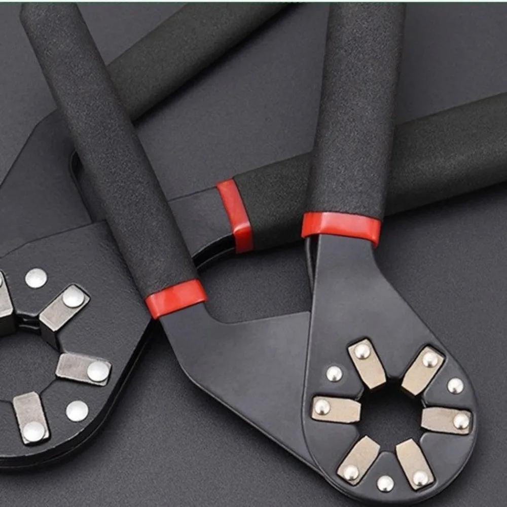 Durable 6/8 Inch Magic Wrench Hexagonal Clamping Adjustable Spanner Large Opening Multifunctional Pipe Clamp Pliers Hand Tools